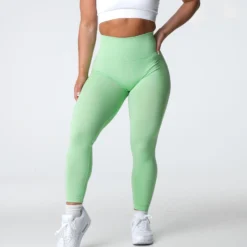 Pistachio Contour Seamless Leggings -NVGTN Store DSC04229