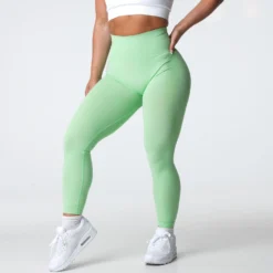 Pistachio Contour Seamless Leggings -NVGTN Store DSC04230