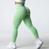 Pistachio Contour Seamless Leggings -NVGTN Store DSC04233