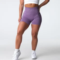 Violet Scrunch Seamless Shorts -NVGTN Store DSC04237