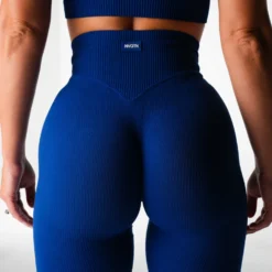 Oxford Harmony Ribbed Seamless Flare Leggings -NVGTN Store DSC04240