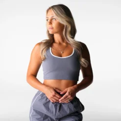 Grey Classic Stride Bra