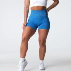 Ocean Blue Scrunch Seamless Shorts -NVGTN Store DSC04281