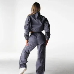 Grey Stride Windbreaker Jacket 9 Grey Stride Windbreaker Jacket -NVGTN Store DSC04284