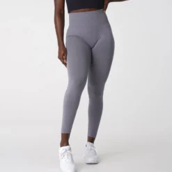 Grey NV Seamless Leggings -NVGTN Store DSC04290