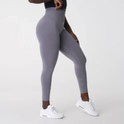 Grey NV Seamless Leggings -NVGTN Store DSC04291