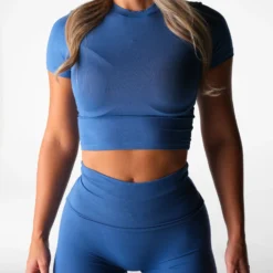 Blue Haze Daydream Baby Tee -NVGTN Store DSC04301 1