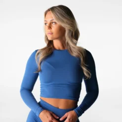 Blue Haze Daydream Long Sleeve Baby Tee