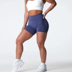 Indigo Contour Seamless Shorts -NVGTN Store DSC04341 3e1b242b 92bf 4422 9739 2c80d605e131
