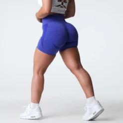 Electric Blue Contour Seamless Shorts