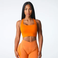 Burnt Orange Thrive Seamless Bra