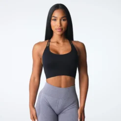 Black Virtue Seamless Bra -NVGTN Store DSC04502