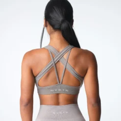 Taupe Inspire Seamless Bra -NVGTN Store DSC04573