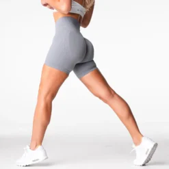 Grey Lift Seamless Shorts -NVGTN Store DSC04842
