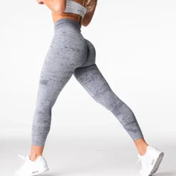 Grey Digital Seamless Leggings -NVGTN Store DSC04874