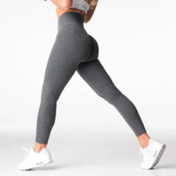 Black Speckled Lift Seamless Leggings -NVGTN Store DSC04878