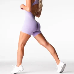 Lilac Silhouette Seamless Romper -NVGTN Store DSC05012