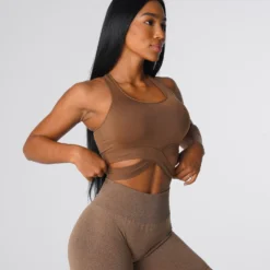 Mocha Sculpt Seamless Bra Top -NVGTN Store DSC05034