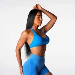 Ocean Blue Comeback Seamless Halter Bra -NVGTN Store DSC05082