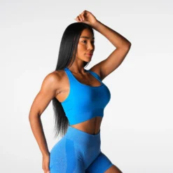 Ocean Blue Thrive Seamless Bra -NVGTN Store DSC05086