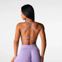 Lilac Invincible Seamless Bra -NVGTN Store DSC05096