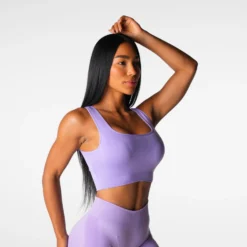 Lilac Empower Seamless Bra -NVGTN Store DSC05108