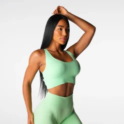 Pistachio Enchant Seamless Bra -NVGTN Store DSC05117