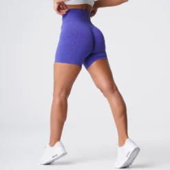 Electric Blue Pro Seamless Shorts -NVGTN Store DSC05638