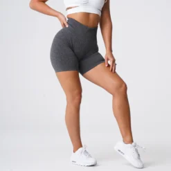 Black Speckled Pro Seamless Shorts 8 Black Speckled Pro Seamless Shorts -NVGTN Store DSC05652