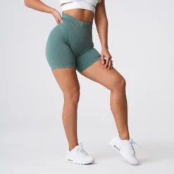 Forest Green Pro Seamless Shorts 8 Forest Green Pro Seamless Shorts -NVGTN Store DSC05656