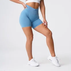 Sky Blue Pro Seamless Shorts -NVGTN Store DSC05664 0be64051 f04e 4454 9788 374f788c8686