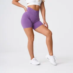 Violet Pro Seamless Shorts -NVGTN Store DSC05705