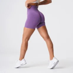 Violet Pro Seamless Shorts -NVGTN Store DSC05706