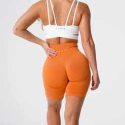 Burnt Orange Biker Shorts -NVGTN Store DSC05724