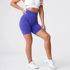 Electric Blue Biker Shorts -NVGTN Store DSC05733