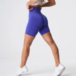 Electric Blue Biker Shorts -NVGTN Store DSC05734