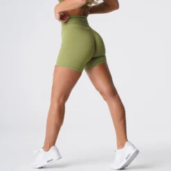 Olive Signature 2.0 Shorts -NVGTN Store DSC05758