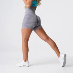 Grey Camo Seamless Shorts