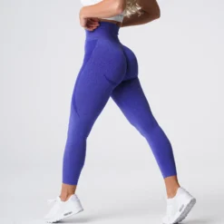 Electric Blue Contour Seamless Leggings -NVGTN Store DSC05811
