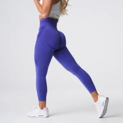 Electric Blue Contour Seamless Leggings