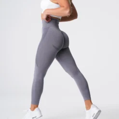 Grey Contour Seamless Leggings -NVGTN Store DSC05823