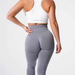 Grey Contour Seamless Leggings -NVGTN Store DSC05825