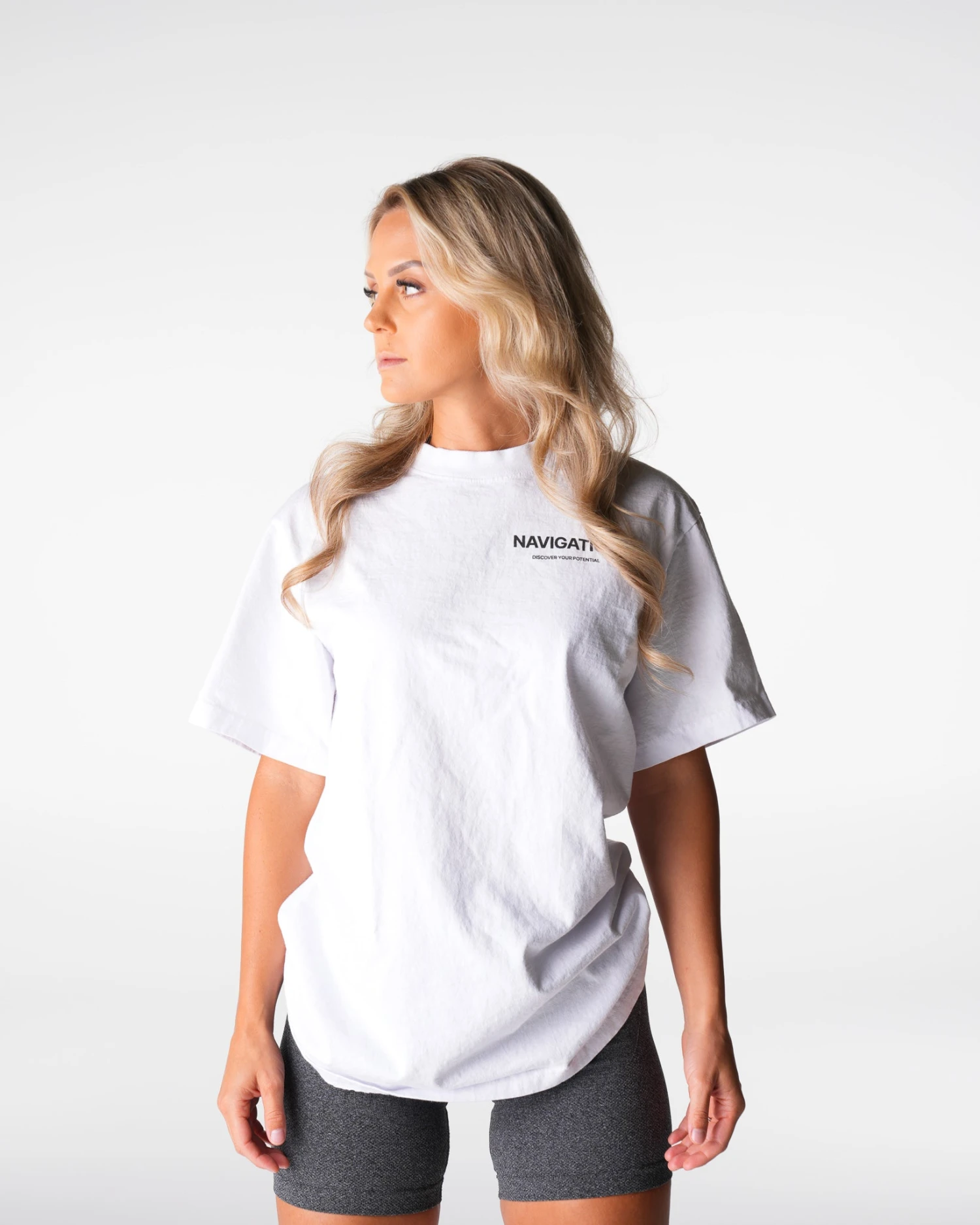 White Navigation Graphic Tee 3 White Navigation Graphic Tee