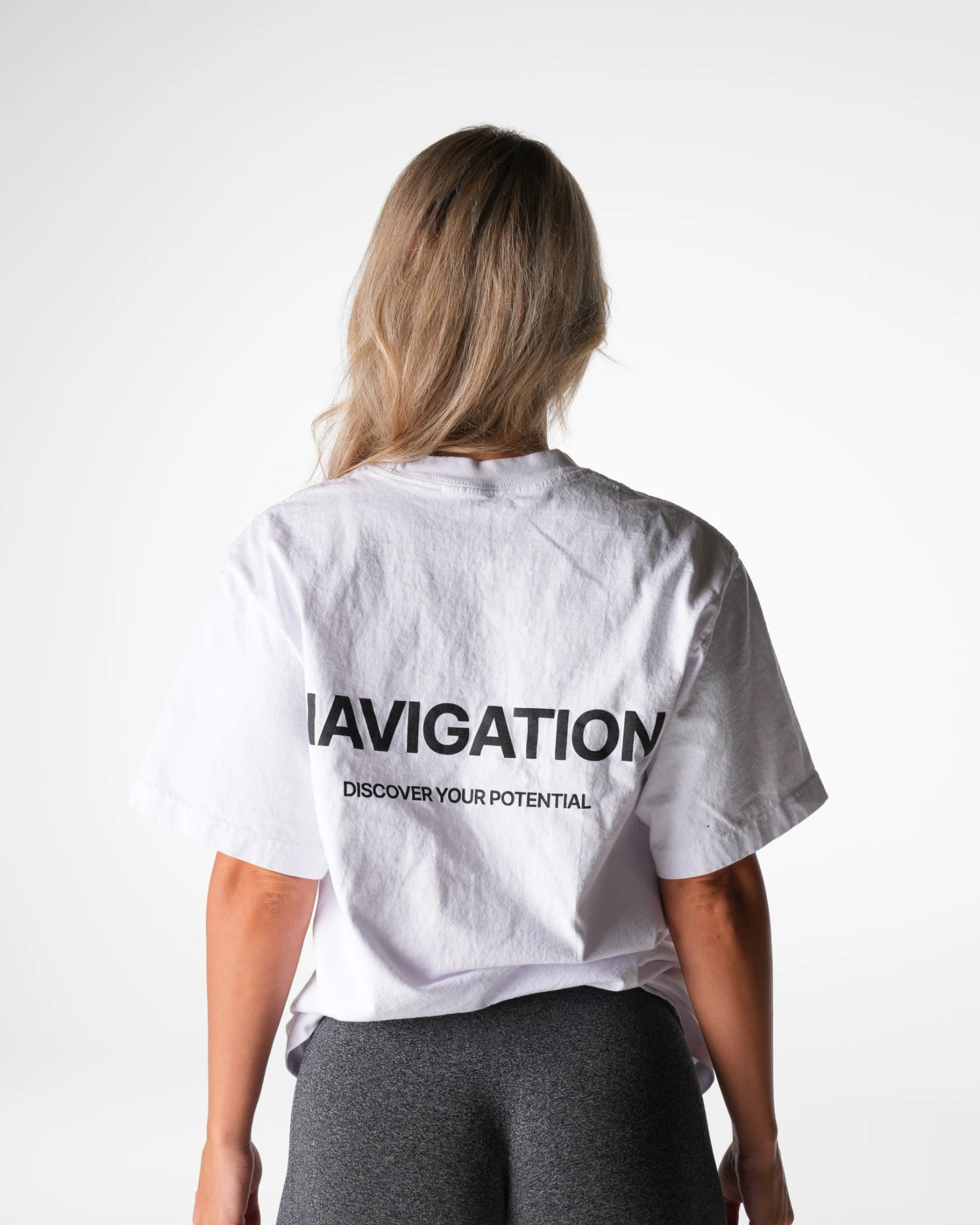 White Navigation Graphic Tee 4 White Navigation Graphic Tee - Image 2