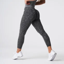 Black Speckled Snakeskin Seamless Leggings 9 Black Speckled Snakeskin Seamless Leggings -NVGTN Store DSC05895 1