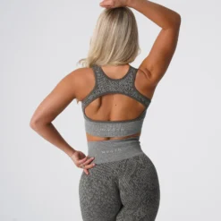 Khaki Green Snakeskin Eclipse Seamless Bra