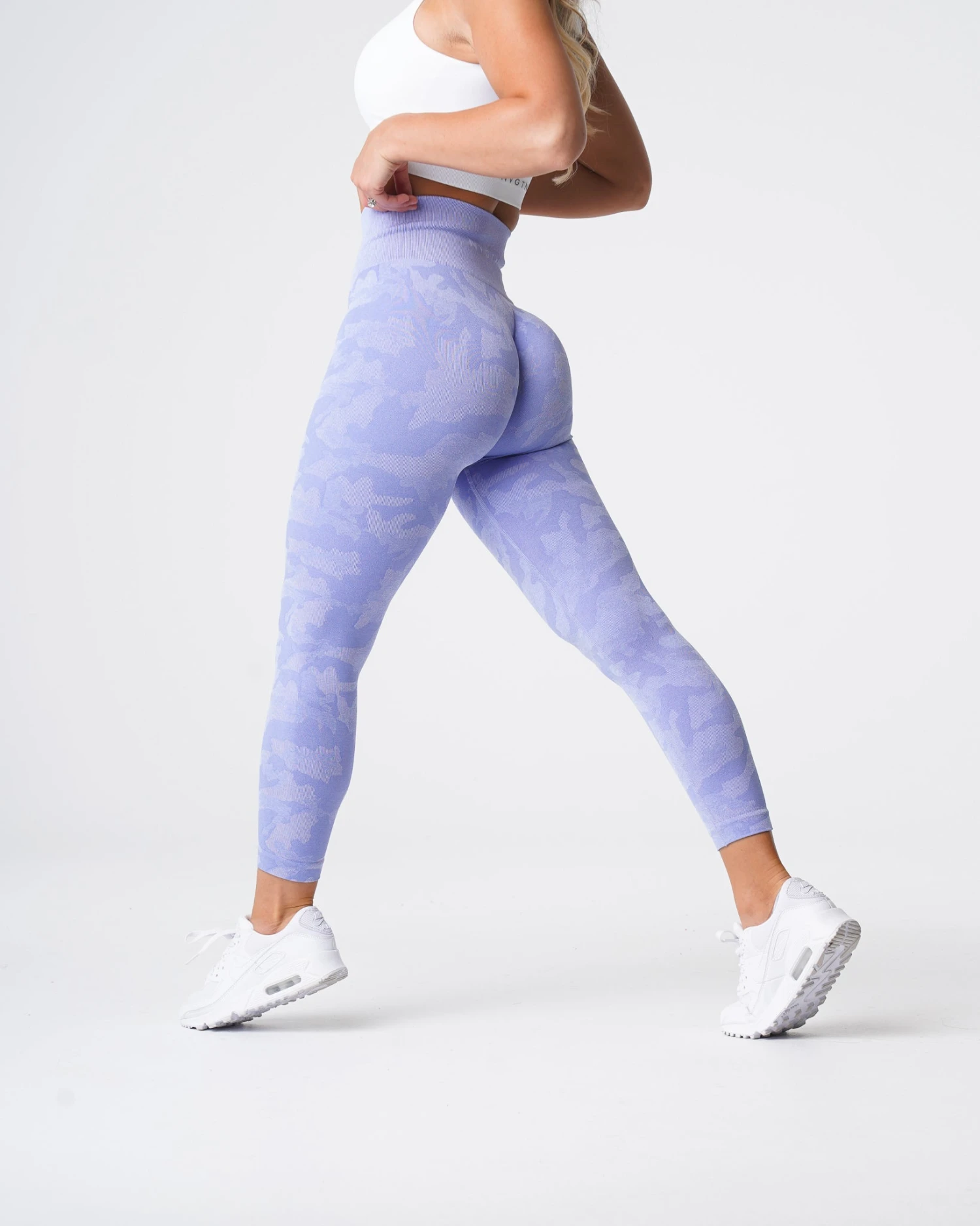 Periwinkle Camo Seamless Leggings 3 Periwinkle Camo Seamless Leggings