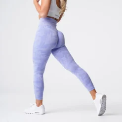 Periwinkle Camo Seamless Leggings 9 Periwinkle Camo Seamless Leggings -NVGTN Store DSC06010