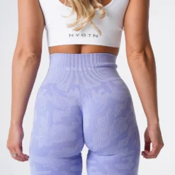 Periwinkle Camo Seamless Leggings 7 Periwinkle Camo Seamless Leggings -NVGTN Store DSC06011
