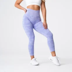 Periwinkle Camo Seamless Leggings 8 Periwinkle Camo Seamless Leggings -NVGTN Store DSC06012
